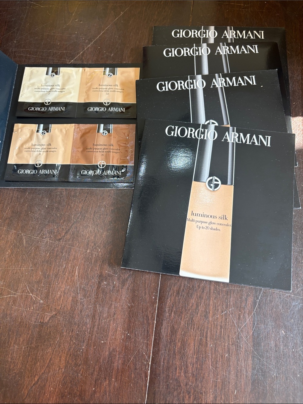 5 Giorgio Armani Luminous Silk Concealer Sample Pack